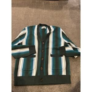 Bogey Boys S4 Men's Cardigan Green/White Size‎ Large